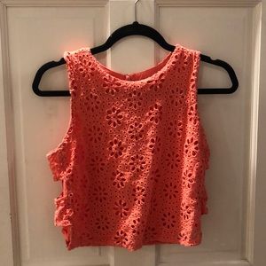 Cute pink tank top.